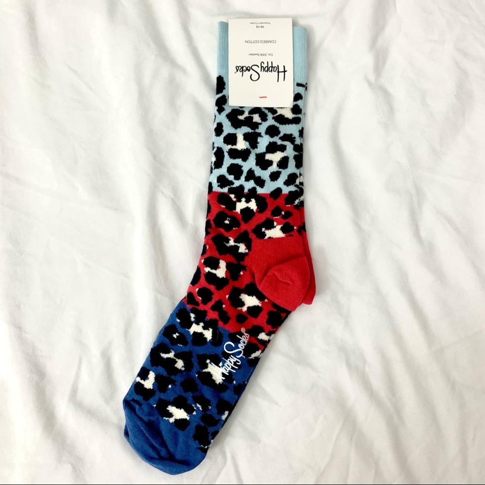 Happy Socks Leopard Print Socks